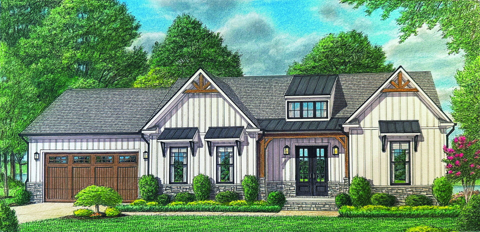 The Escape Front Elevation Rendering