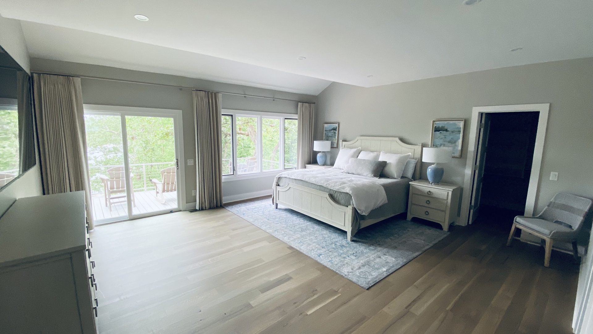 Logic Construction Group Master Bedroom with Walk-out