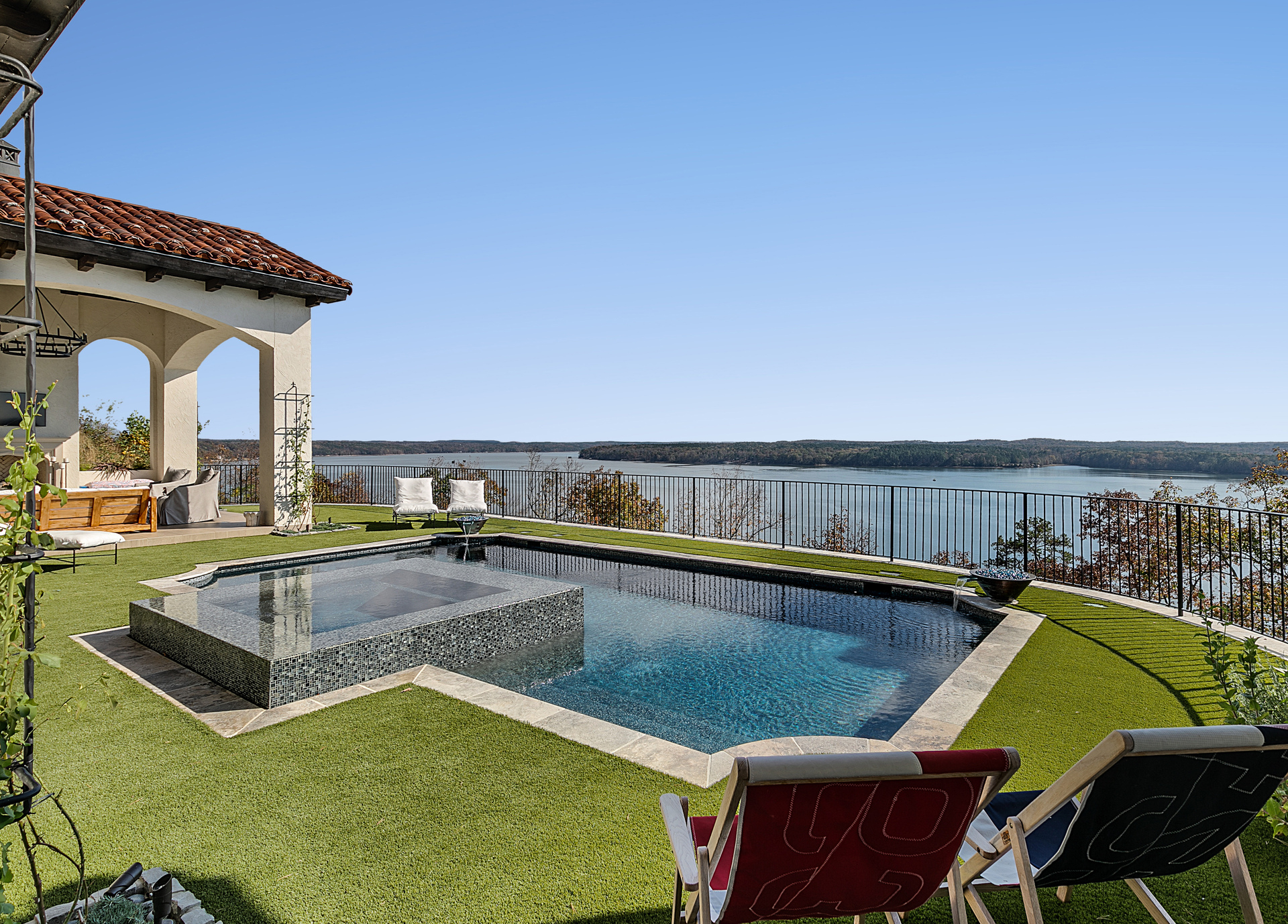 Logic Construction Group Back Patio Overlooking Pickwick Lake