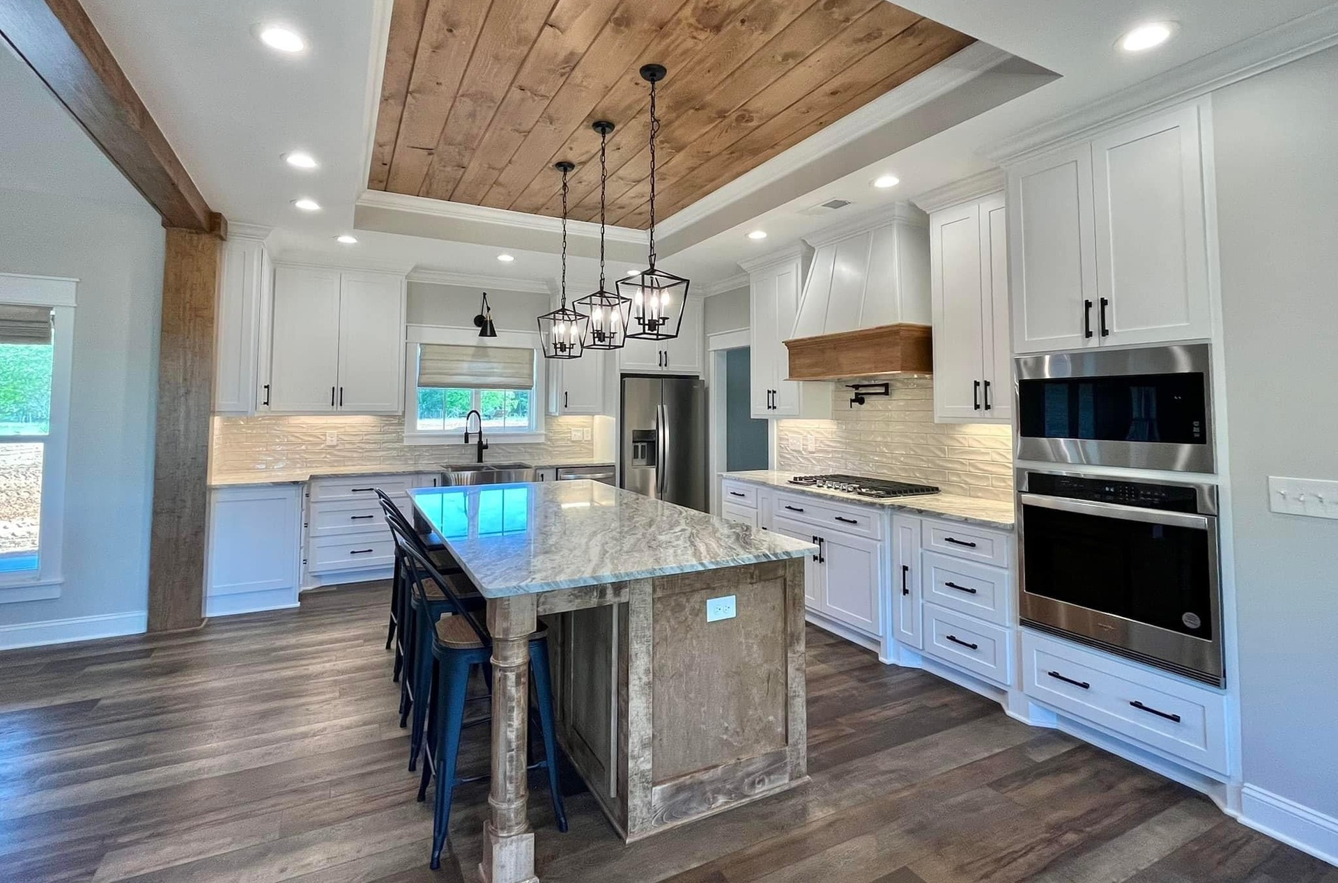 Hunt Contracting-Design Custom Kitchen with In-House Built Cabinetry