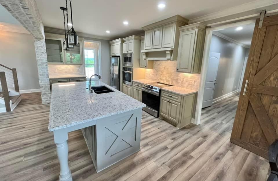 Hunt Contracting-Design Custom Kitchen with In-House Built Cabinetry