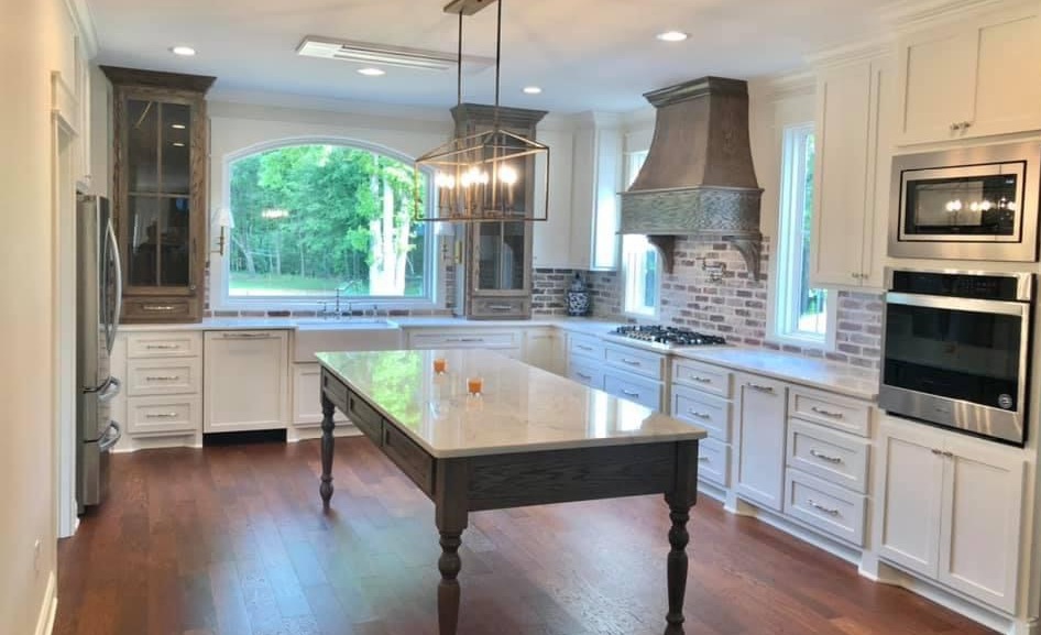 Hunt Contracting-Design Custom Kitchen with In-House Built Cabinetry