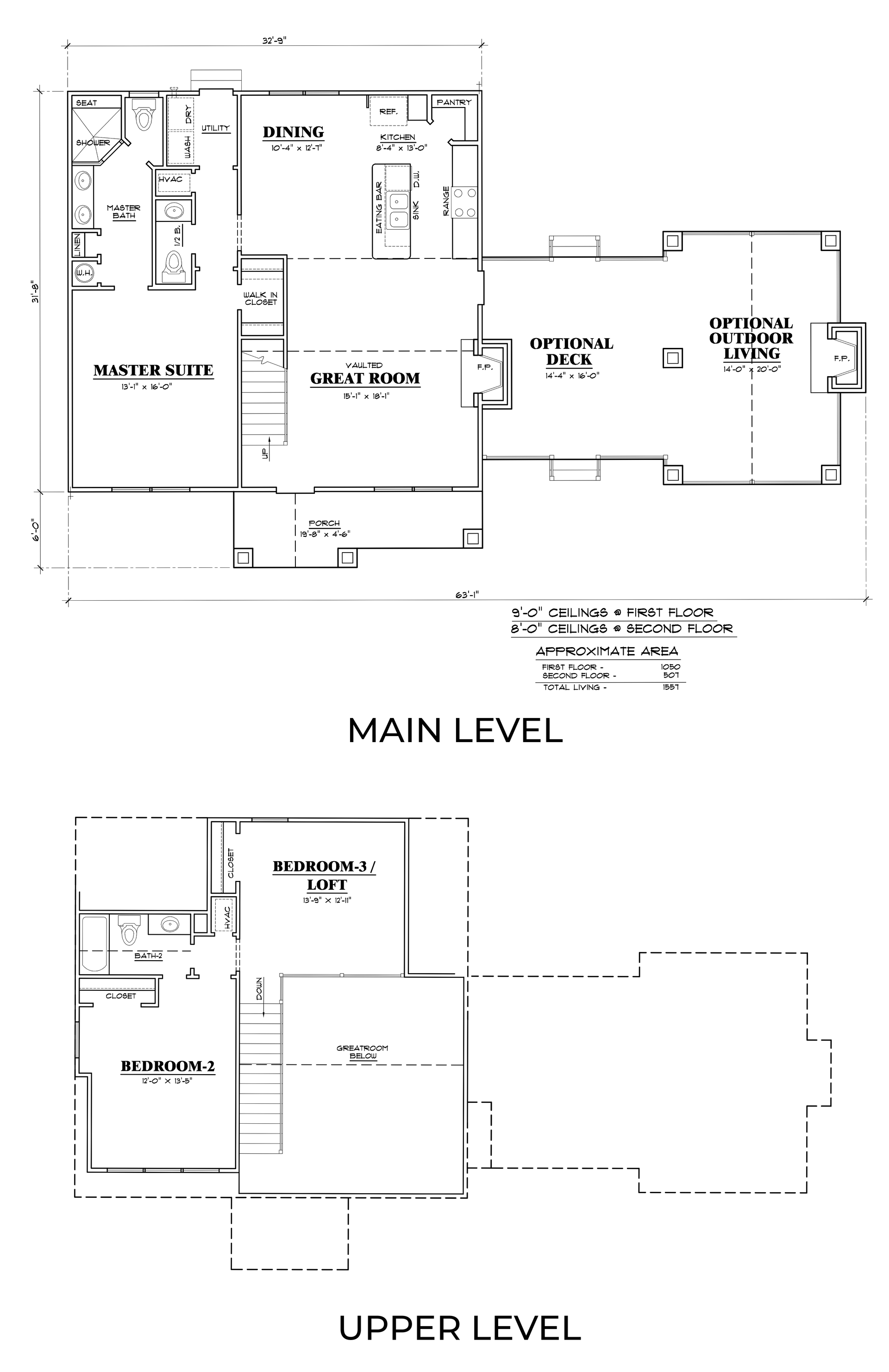 The Ivy Cottage Floorplan