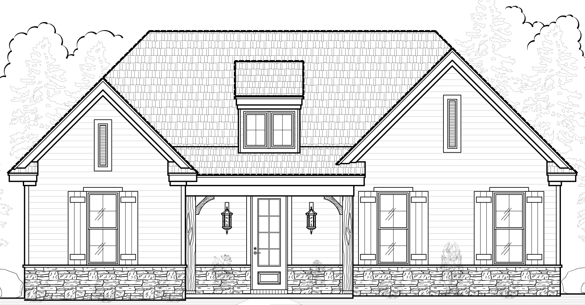 The Willow Front Elevation